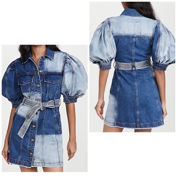 Aje Freecycle Denim Dress - Picture 2 of 13